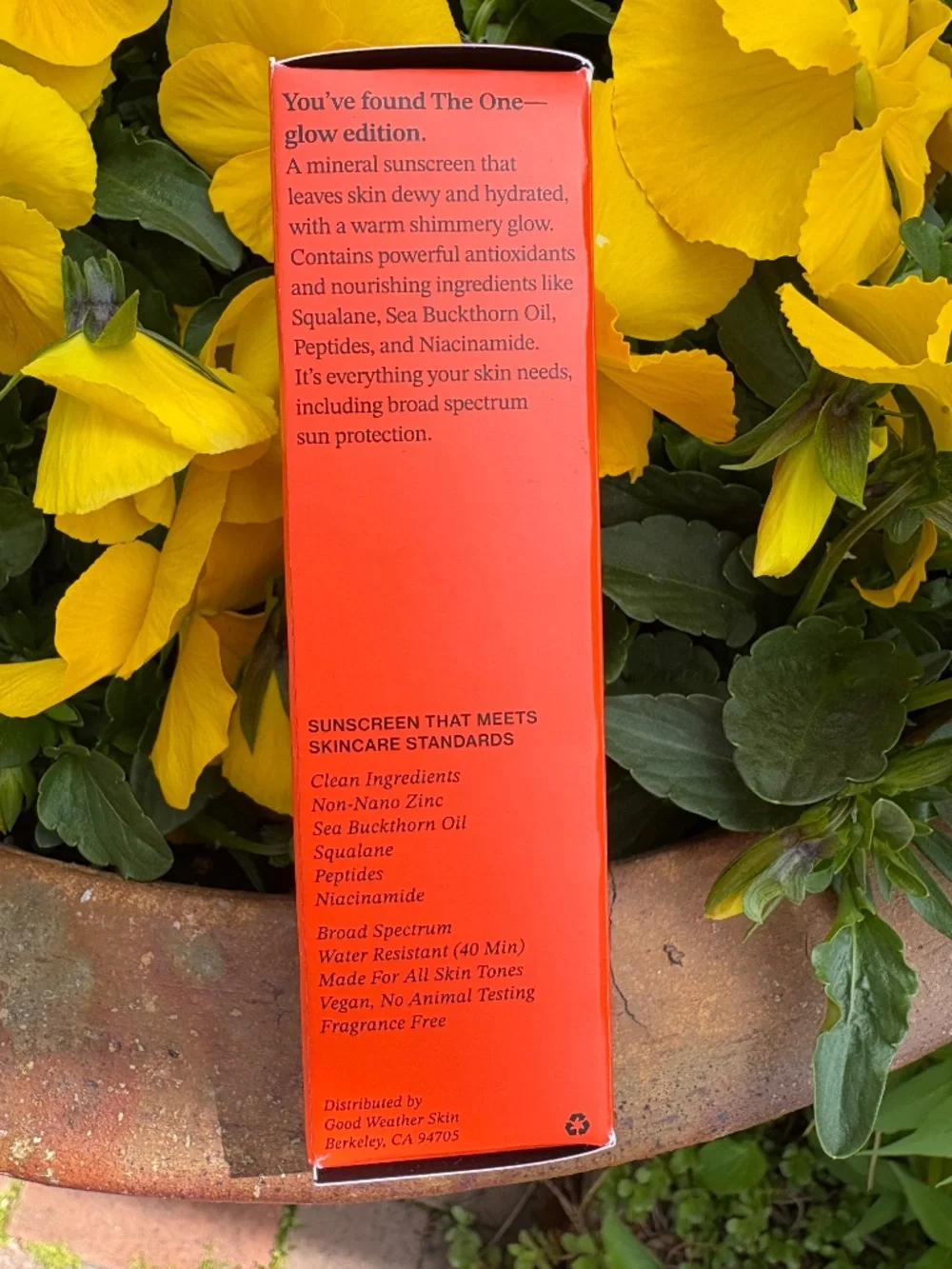 NIB - Good Weather Skin “The One” Daily Sun Cream SPF 30 - Warm Glow